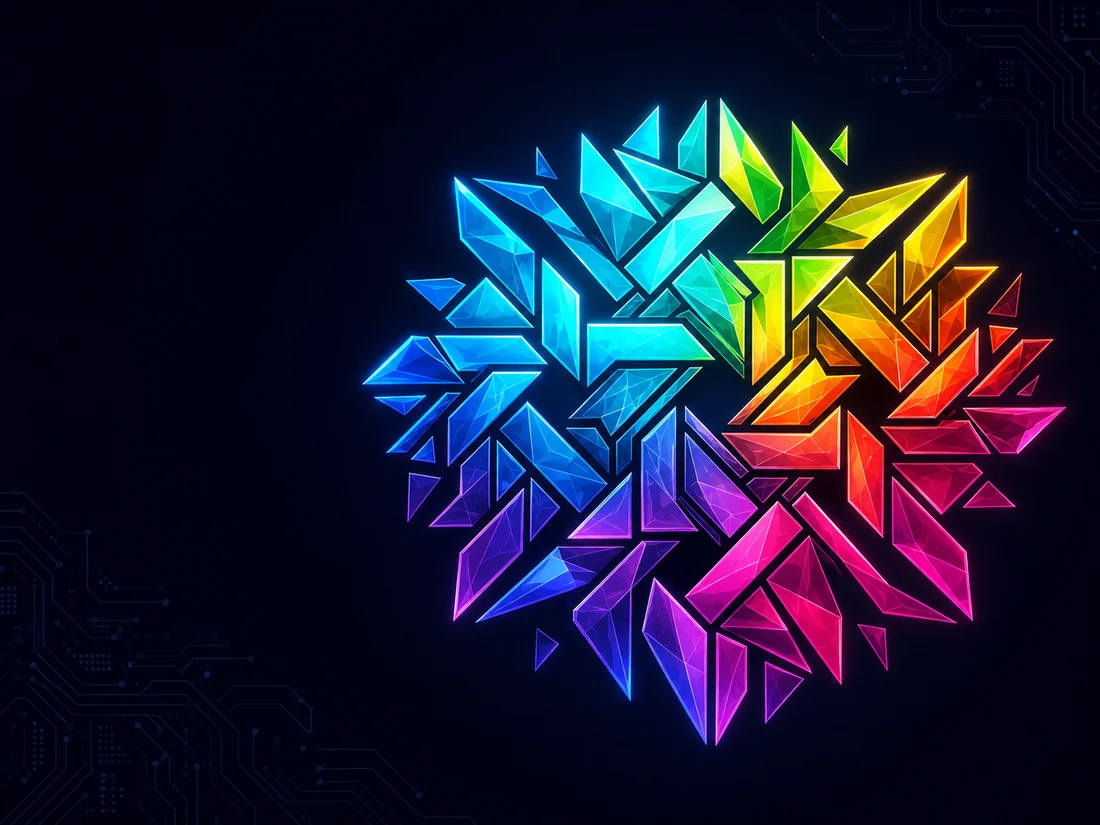 letsgetyou.ai — rainbow crystalline AI mark